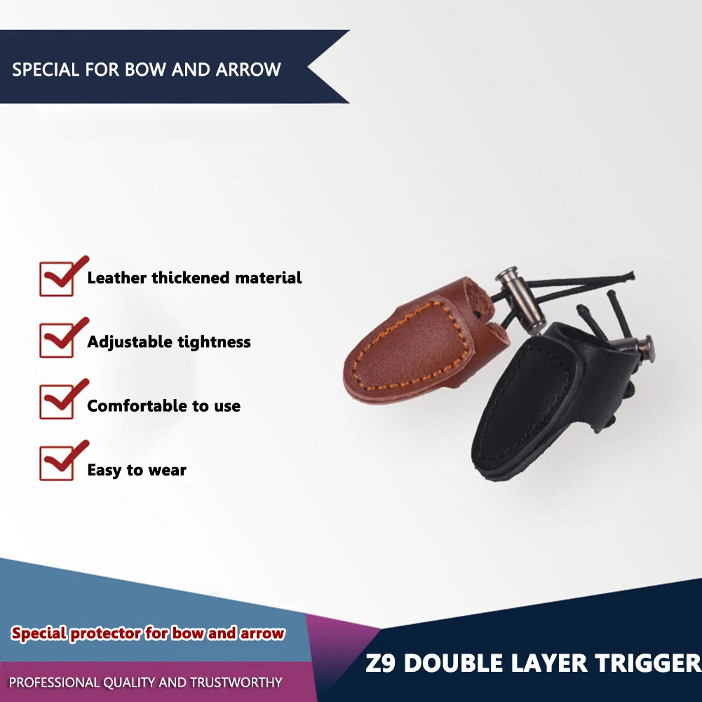 Bow & Arrow Finger Tip Protector. Archery Thumb Protective Gear.